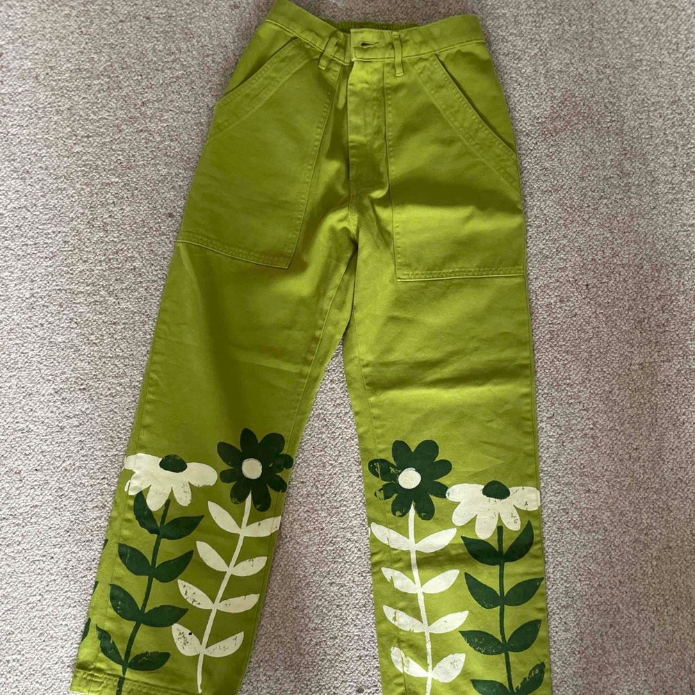 Big Bud Press Daisy Print Work Pants